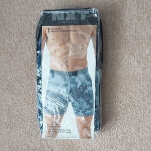 Men's Boxer Briefs - Blue Camouflage